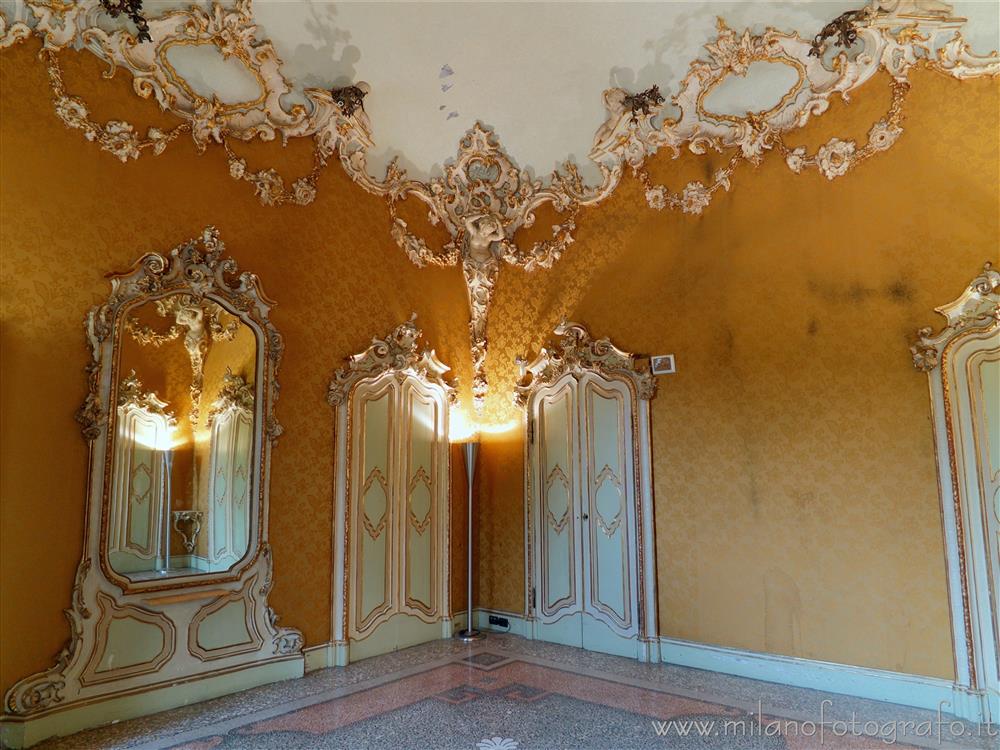 Desio (Milan, Italy) - Rococo living room of Villa Cusani Traversi Tittoni